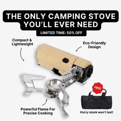 THE ULTIMATE FOLDABLE CAMPING STOVE - BAUN