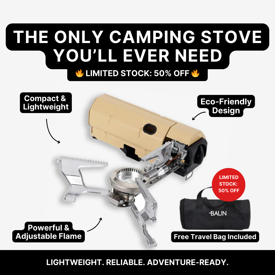 THE ULTIMATE PORTABLE CAMPING STOVE - BAUN!