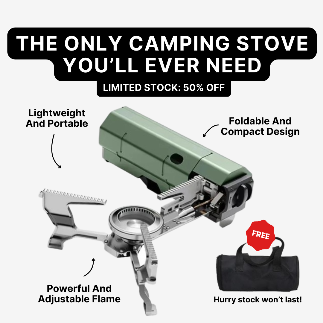 THE ULTIMATE FOLDABLE CAMPING STOVE - BAUN